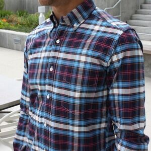 Gustin #20 Bright Plaid Oxford